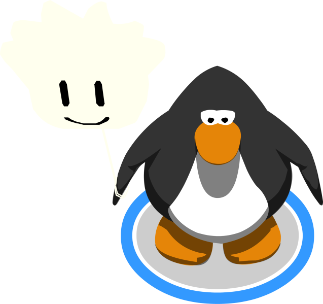 Arquivo:Balão de Puffle Branco no jogo.png