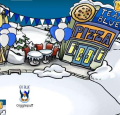 O Plaza durante a festa
