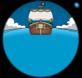 O Migrator visto pelo Telescópio do Posto de Observação.