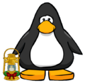 O item visto em um Cartão de Pinguim.