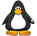 O item visto em um Cartão de Pinguim.