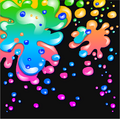 Plano de Fundo Tinta Esparramada