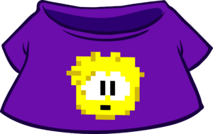 Yellow Pixel Puffle Tee icon.png