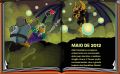 A página do livro sobre Maio de 2012.