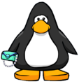 O item visto em um Cartão de Pinguim.