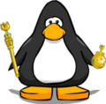 O item visto em um Cartão de Pinguim.