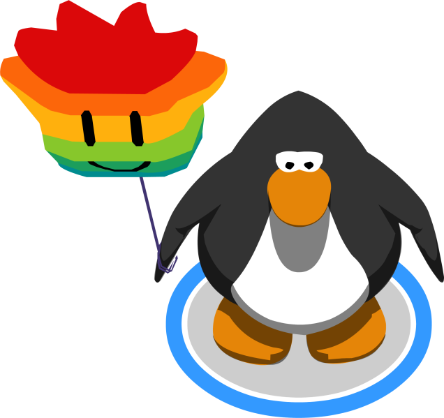 Arquivo:Balão de Puffle Multicor no jogo.png
