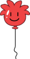 Balão de Puffle Vermelho Interface da Festa.