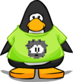 O item visto em um Cartão de Pinguim.