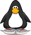 O item visto em um Cartão de pinguim.