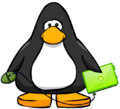 O item visto em um Cartão de Pinguim.