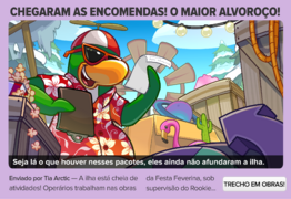 A reportagem principal.