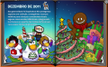 A página do livro sobre Dezembro de 2011.