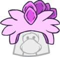 Touca de Puffle Estegossauro Interface da Festa.