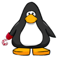 O item visto em um Cartão de Pinguim.
