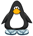 O item visto em um Cartão de Pinguim.