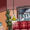 A localização do pin.