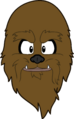 Máscara de Wookiee