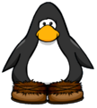 O item visto em um Cartão de pinguim.