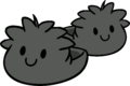 Pantufas de Puffle Preto Interface da Festa.