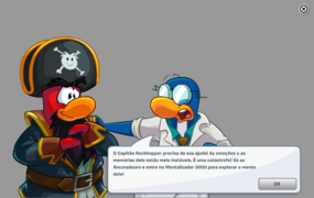 Gary avisava ao jogador no Ancoradouro que Rockhopper perdeu sua memória e pedia para entrar no Mentalizador 3000 para resgatá-la.