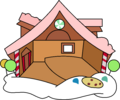 Iglu de Biscoito de Gengibre Luxo Padaria