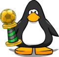 Como seria o item no Cartão de Pinguim.