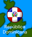 A localização da bandeira.