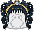 Cabelo de Neve Cintilante