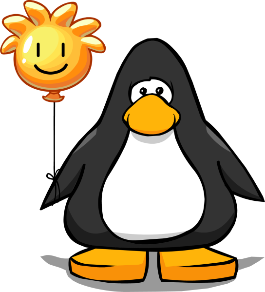 Arquivo:Balão de Puffle Laranja cartão.png