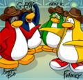 Plano de Fundo Autógrafo da Penguin Band