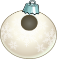 Enfeite Floco de Neve Branco