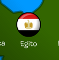 A localização da bandeira.