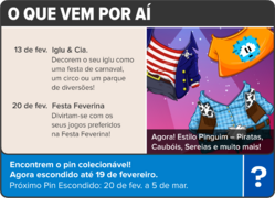 A seção "O que vem por aí".