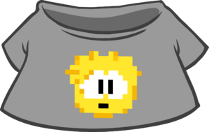 Gold Pixel Puffle Tee icon.png