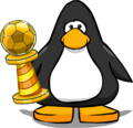 Como seria o item no Cartão de Pinguim.