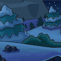 Plano de Fundo Noite na Floresta