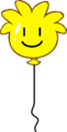 Balão de Puffle Amarelo Interface da Festa.