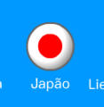A localização da bandeira.