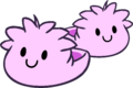Pantufas de Puffle Rosa Interface da Festa.
