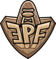 Distintivo de madeira da EPF