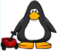 O item visto em um Cartão de Pinguim.