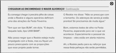 A continuação.