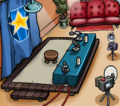 A localização do item.