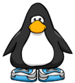 O item visto em um Cartão de Pinguim.
