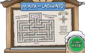 O mapa do labirinto.
