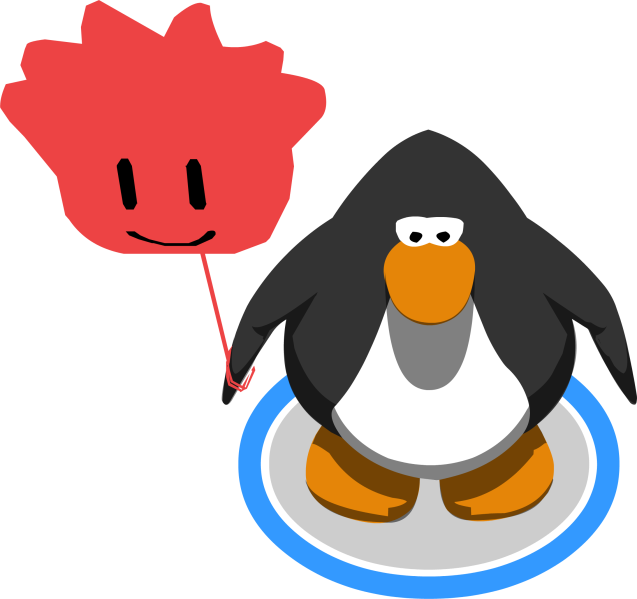 Arquivo:Balão de Puffle Vermelho no jogo.png