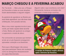 A reportagem secundária.