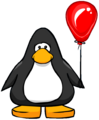 O item visto em um Cartão de pinguim.