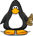 O item visto em um Cartão de Pinguim.